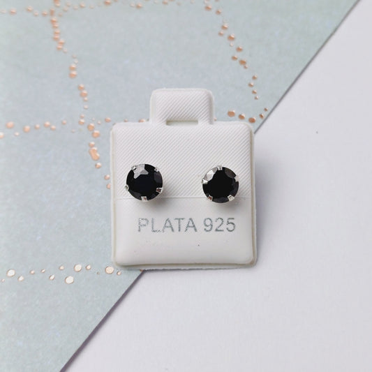 P1054_38 - aretes de broquel zirconia negra.