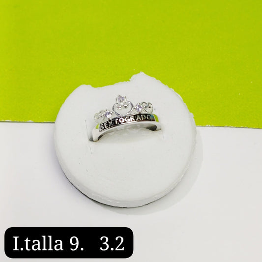 Anillo de graduación 6to grado