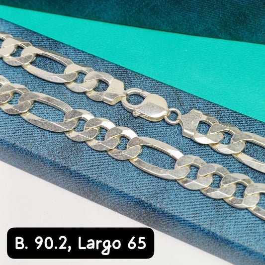 Cadena eslabón Figaro | 65 cm - 12 mm