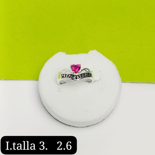 Anillo de graduación preparatoria