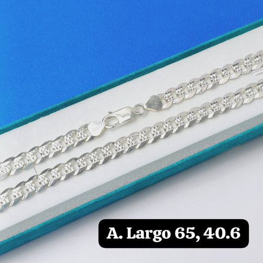 PAE771 - Cadena eslabón cubano | 65cm - 8 mm