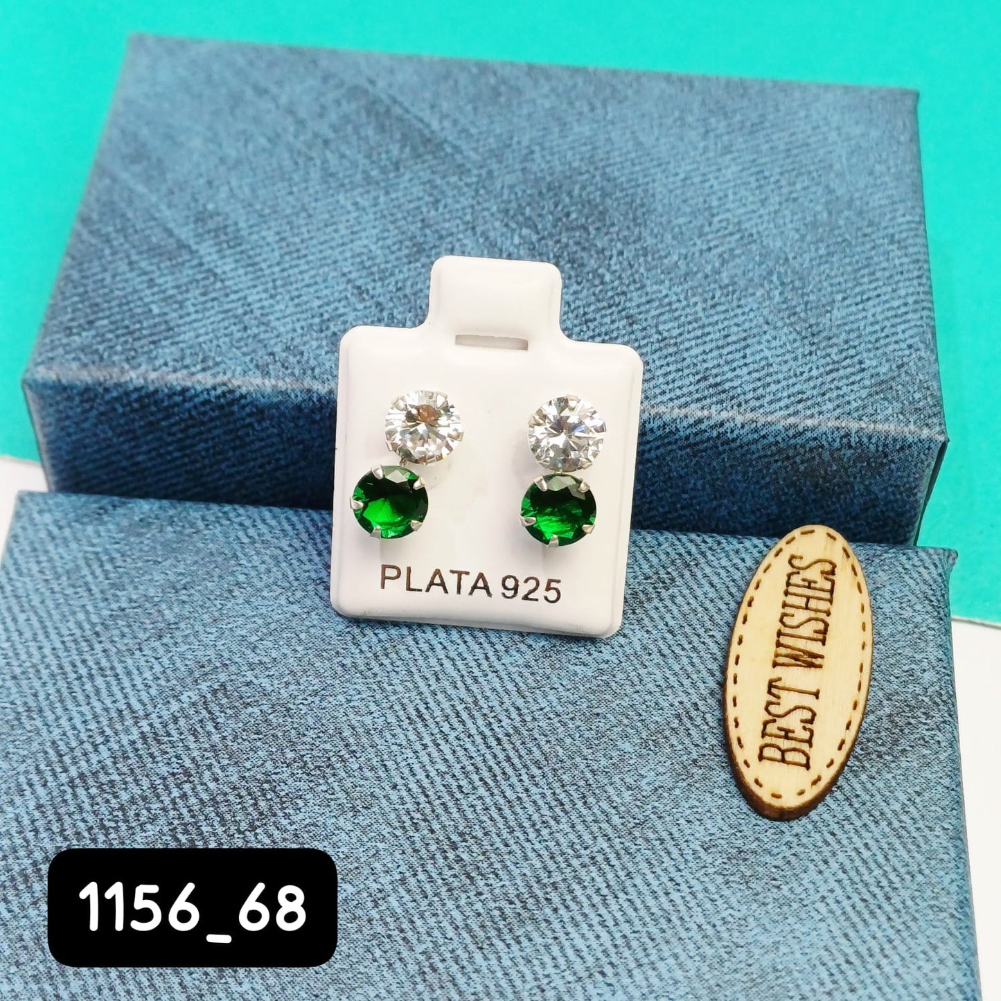 Arete de Broquel diseño tu y yo