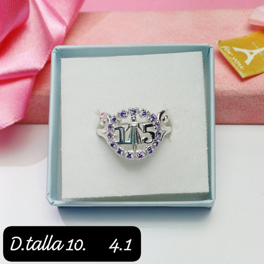 Anillo de 15 años  | 10 US
