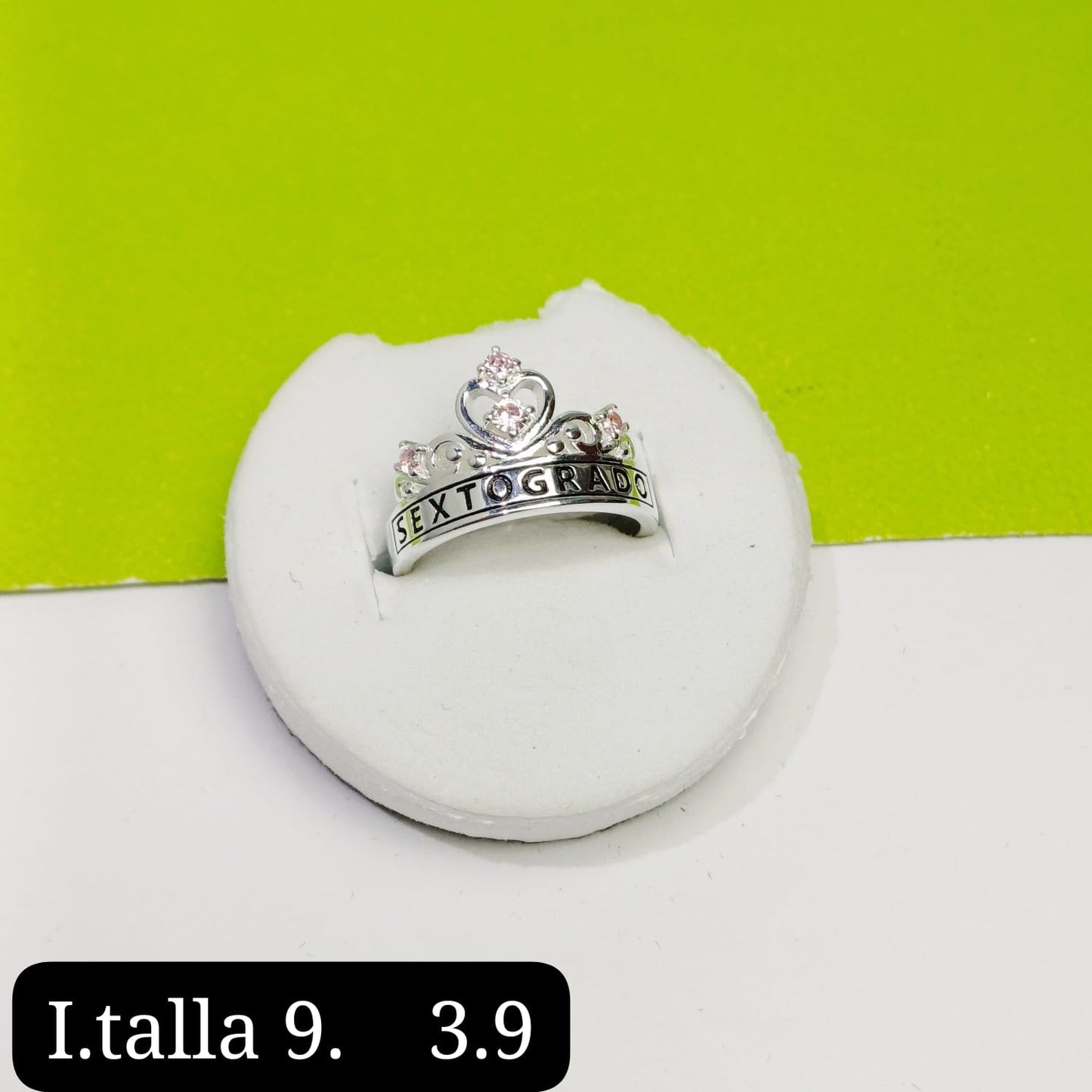 Anillo de graduación 6to grado