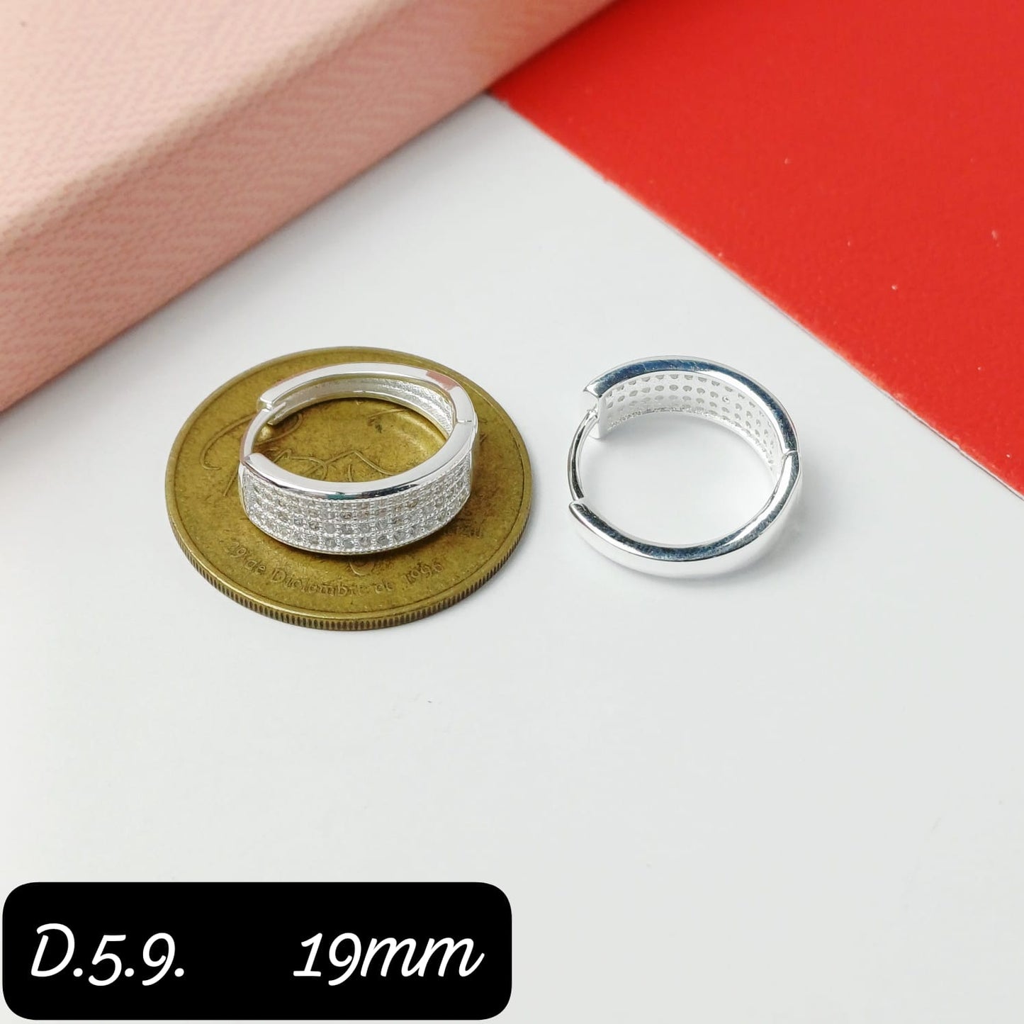 Argolla de micro zirconia | 19mm