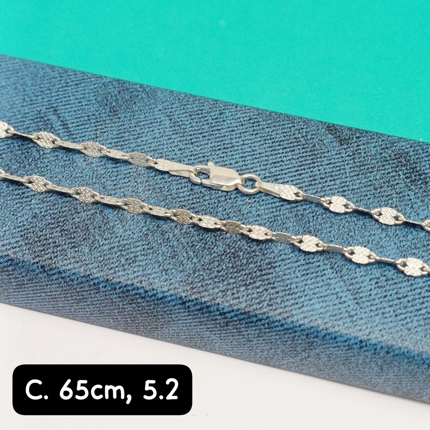 Cadena eslabón Valentino | 65 cm - 3 mm