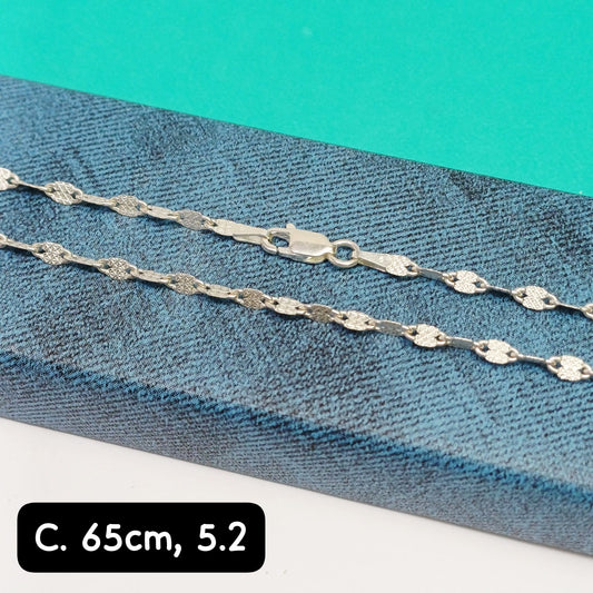 Cadena eslabón Valentino | 65 cm - 3 mm