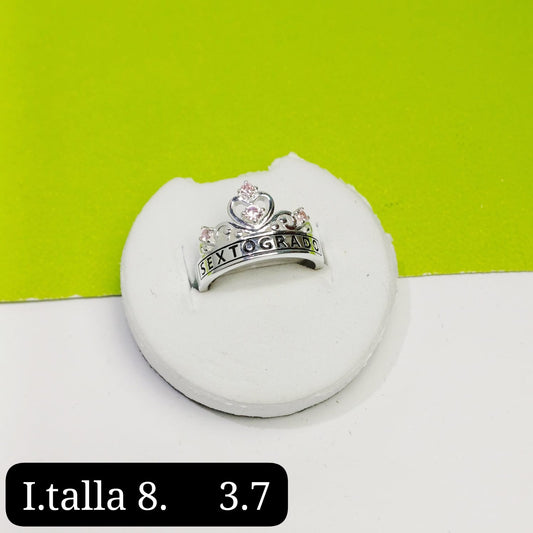 Anillo de graduación 6to grado