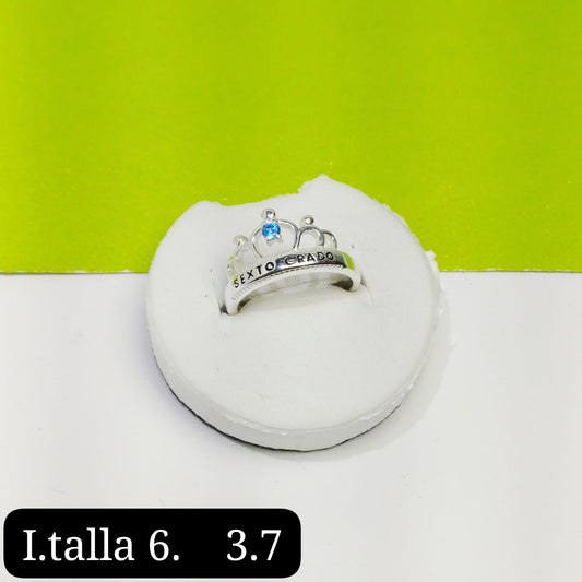 Anillo de graduación 6to grado