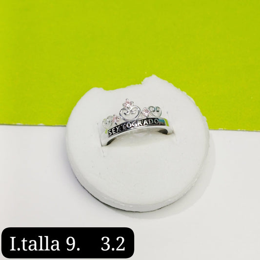 Anillo de graduación 6to grado