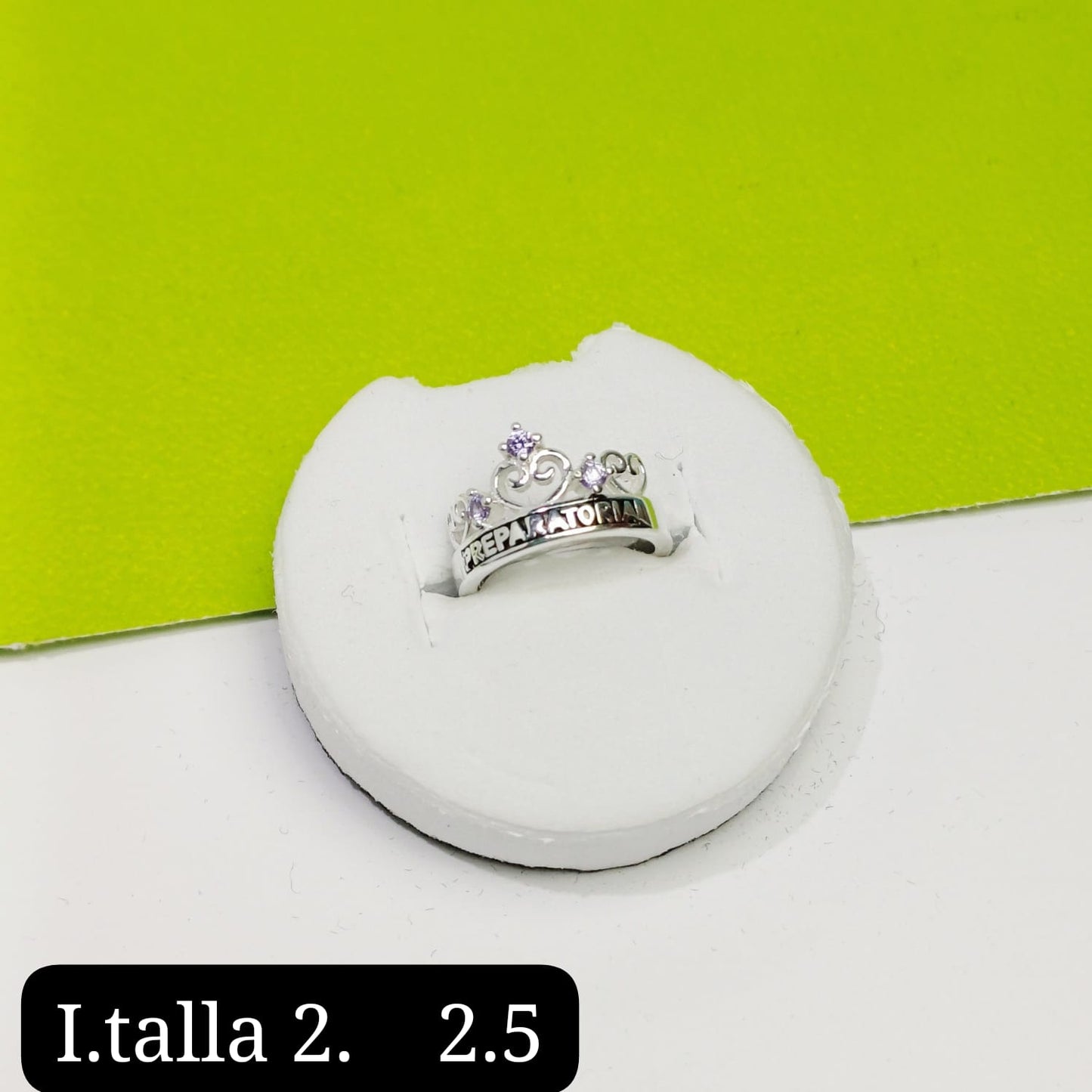 Anillo de graduación preparatoria