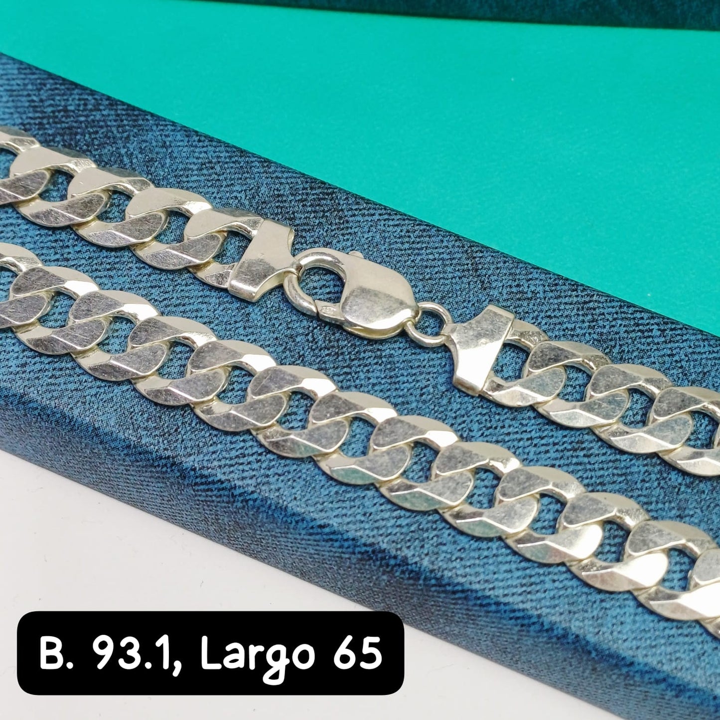 Cadena eslabón Martillado| 65 cm - 11 mm