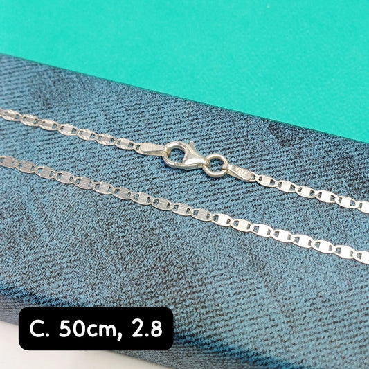 Cadena eslabón Valentino | 50 cm - 2 mm