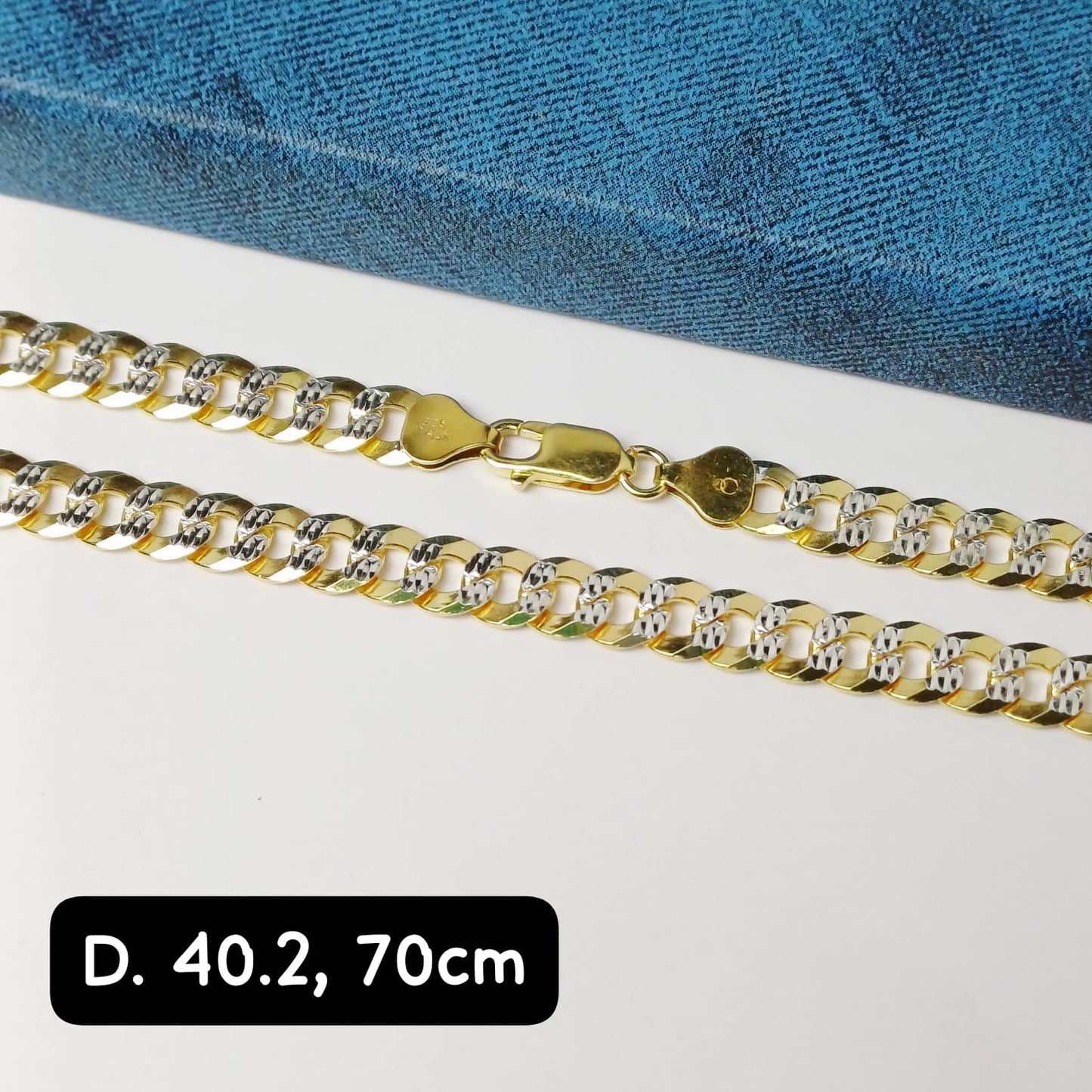 Cadena eslabón Martillado| 70 cm - 7 mm