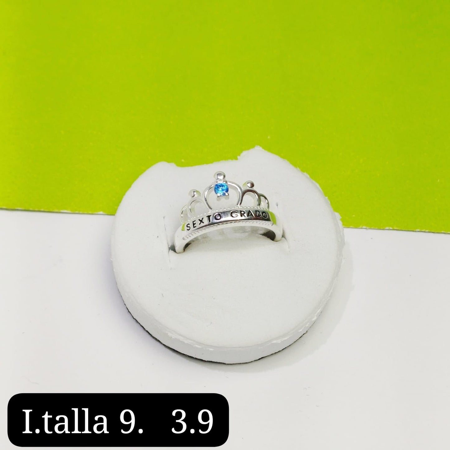 Anillo de graduación 6to grado