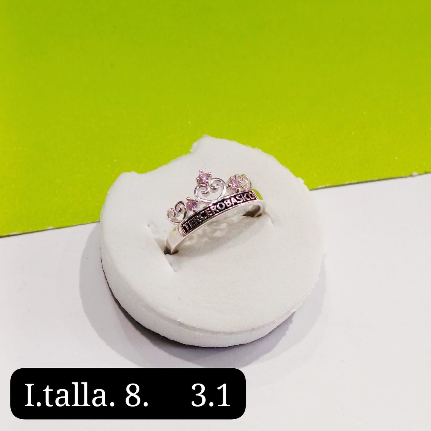 Anillo de graduación 3ro básico