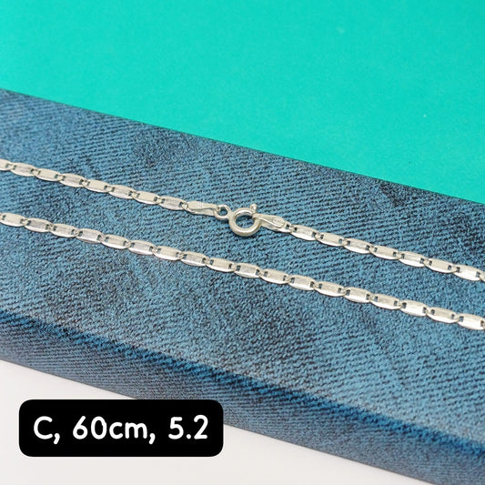 Cadena eslabón Valentino| 60 cm -  2 mm