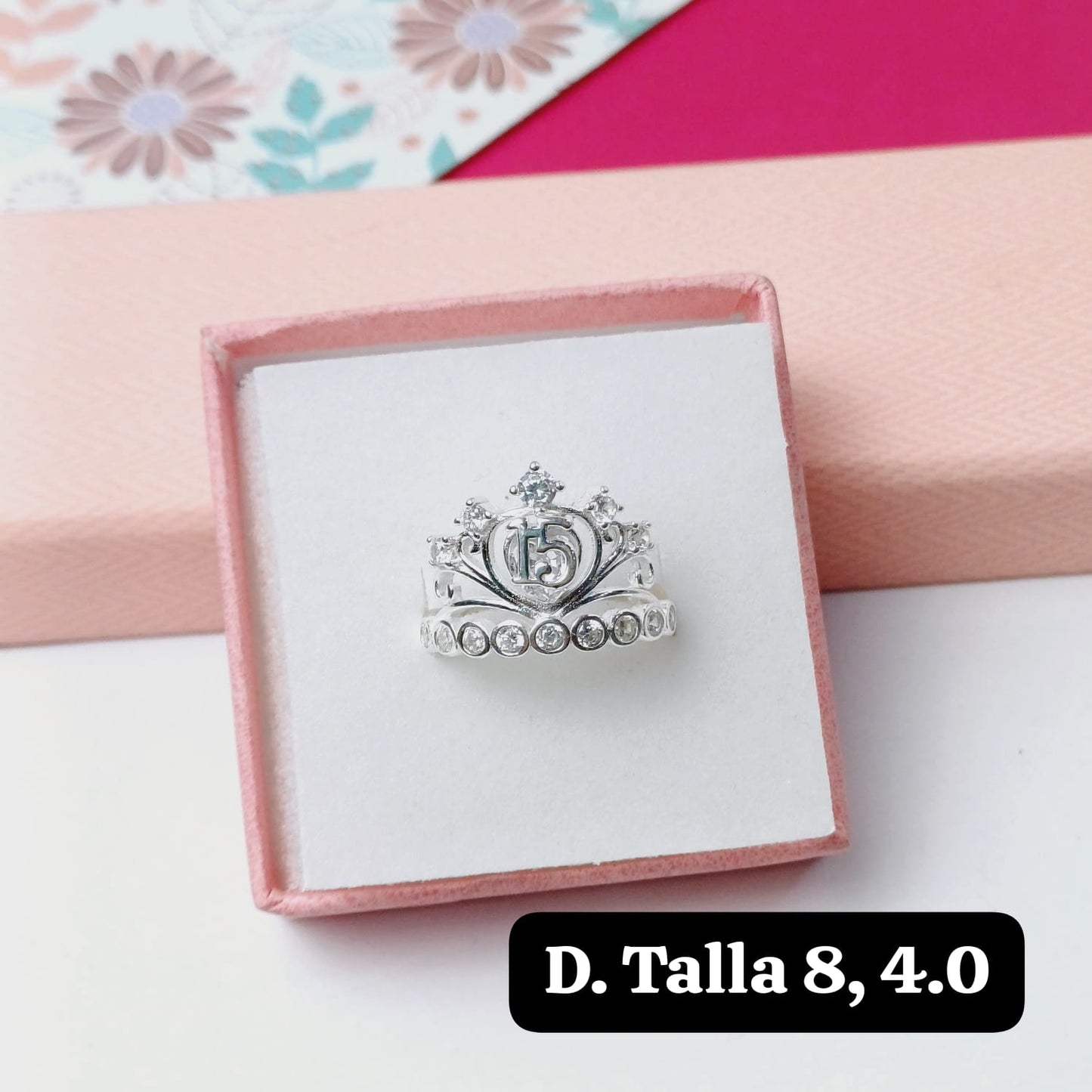 PDA96 - Anillo de 15 años  | 8 US