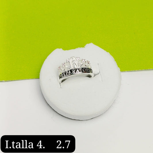 Anillo de graduación preparatoria