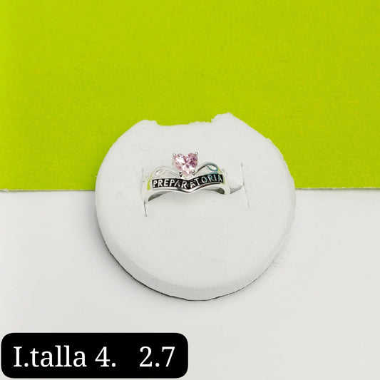 Anillo de graduación preparatoria