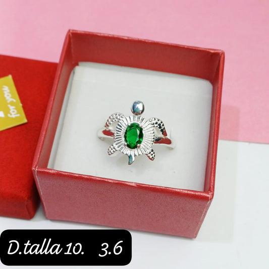 Anillo de tortuga verde | 10 US