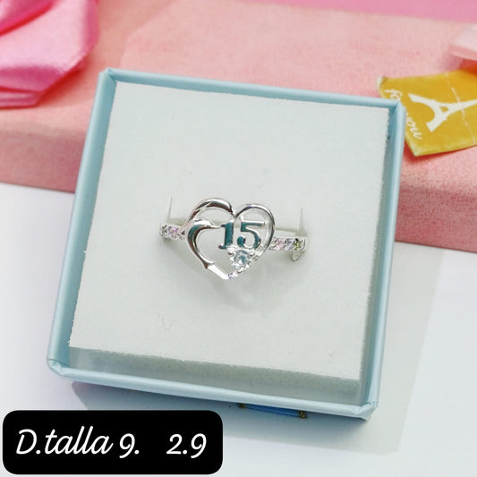 Anillo de 15 años | 9 US