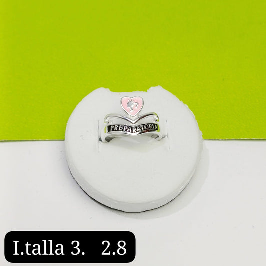 Anillo de graduación preparatoria