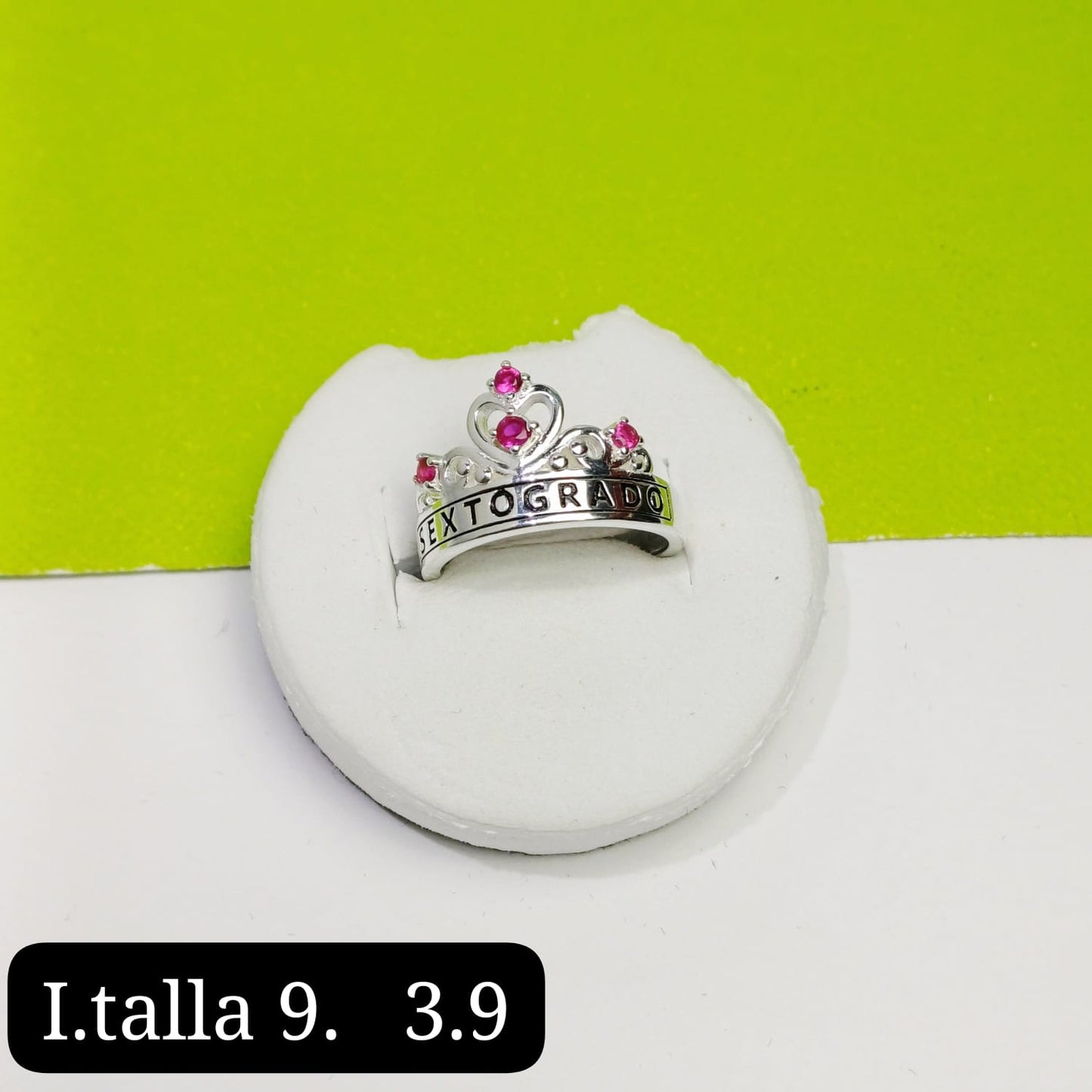 Anillo de graduación 6to grado