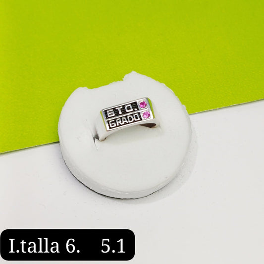 Anillo de graduación 6to grado