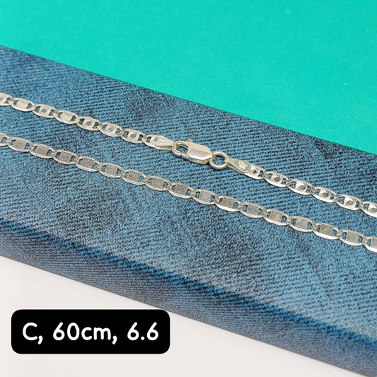Cadena eslabón Valentino | 60 cm -  3 mm