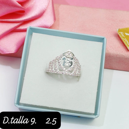 Anillo de 15 años | 9 US