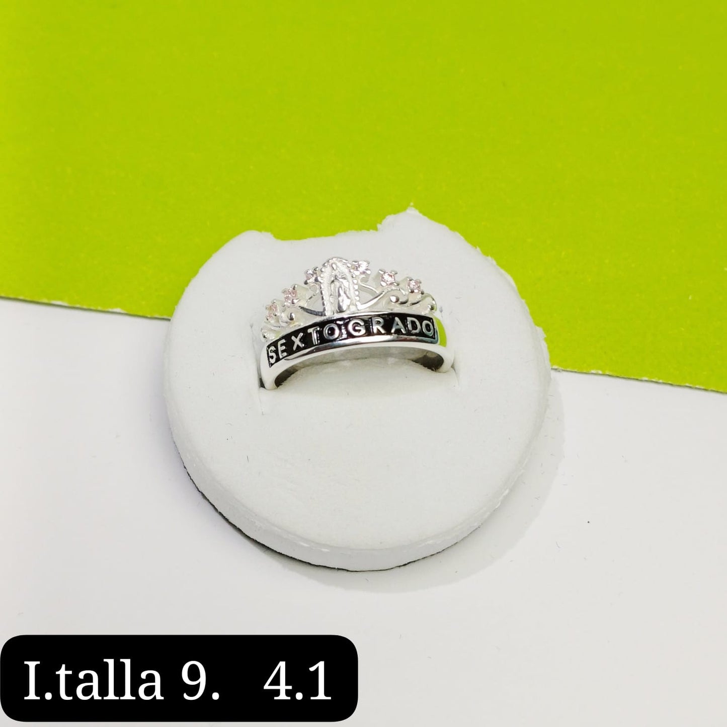 Anillo de graduación 6to grado