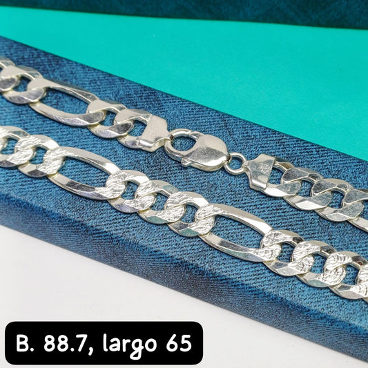 Cadena eslabón Figaro | 65 cm - 11 mm