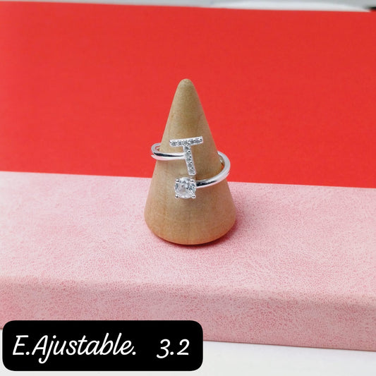 Anillo de letra "T" | 7US