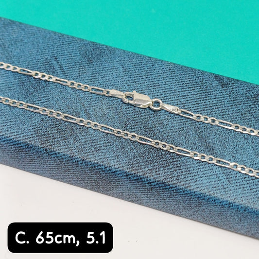 Cadena eslabón  figaro | 65 cm - 2 mm