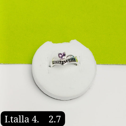 Anillo de graduación preparatoria