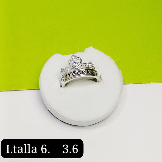 Anillo de graduación 6to grado