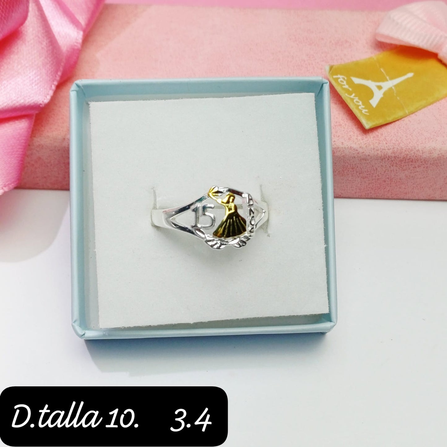 Anillo de 15 años  | 10 US