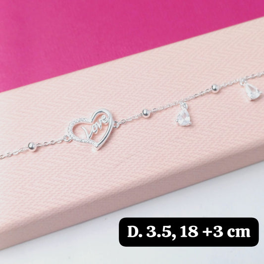 Pulso para dama de corazón