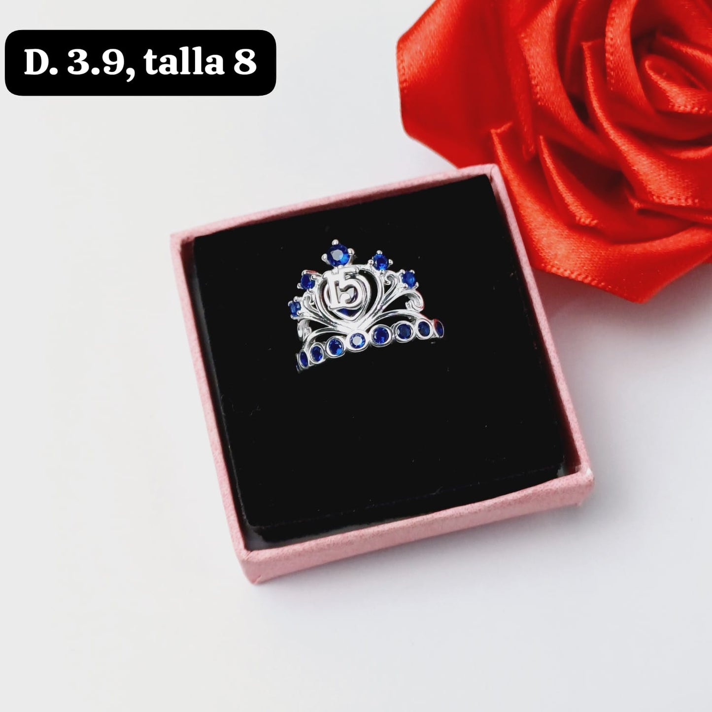 anillo de 15 años  | 8.0 US