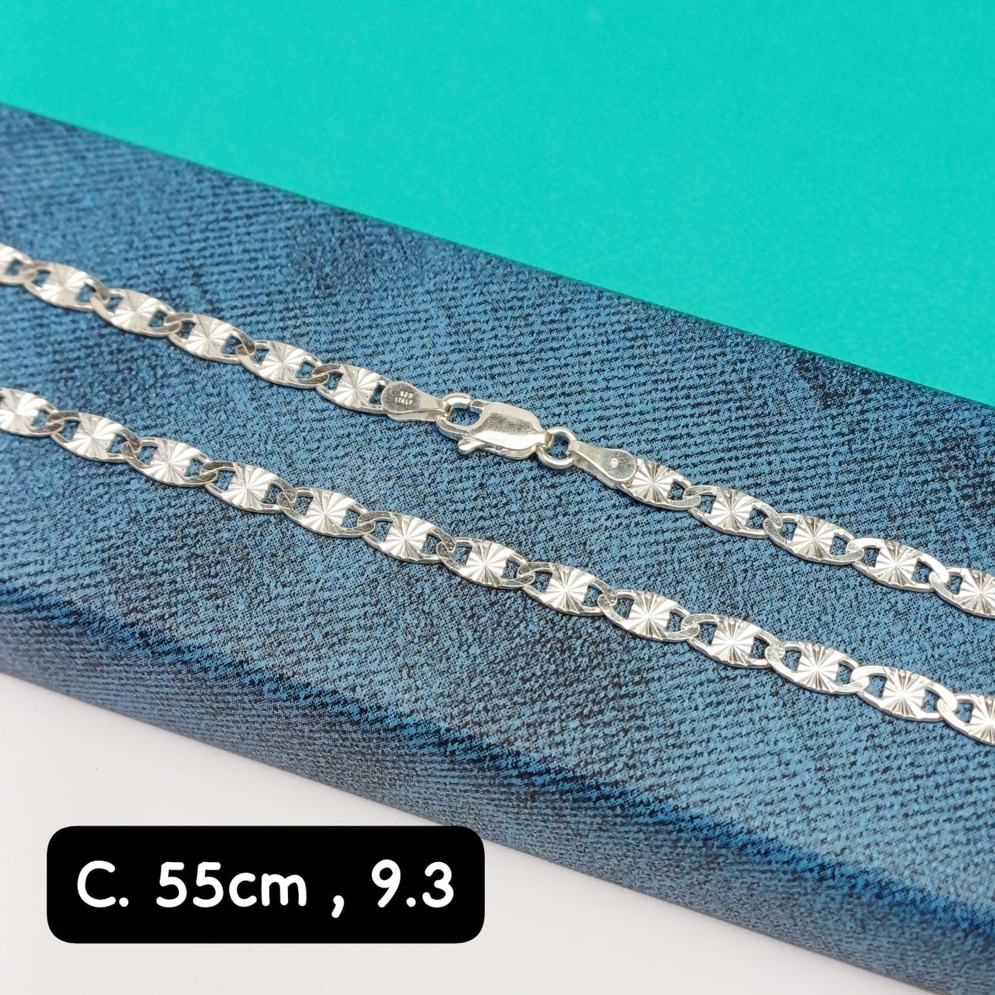 Cadena eslabón Valentino | 55 cm - 4 mm
