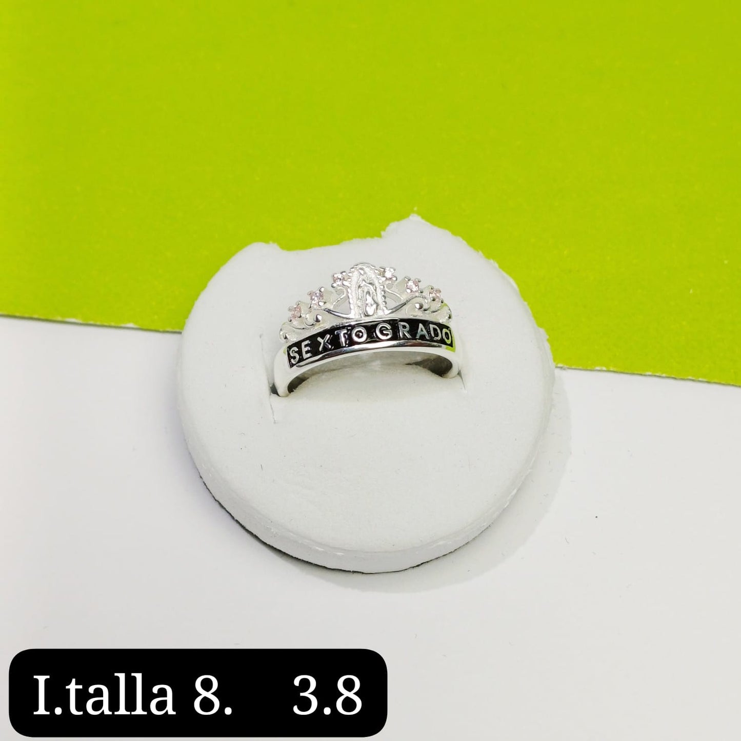 Anillo de graduación 6to grado