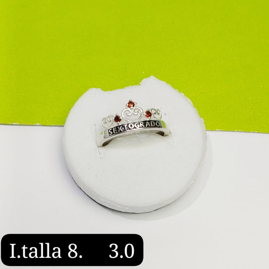 Anillo de graduación 6to grado