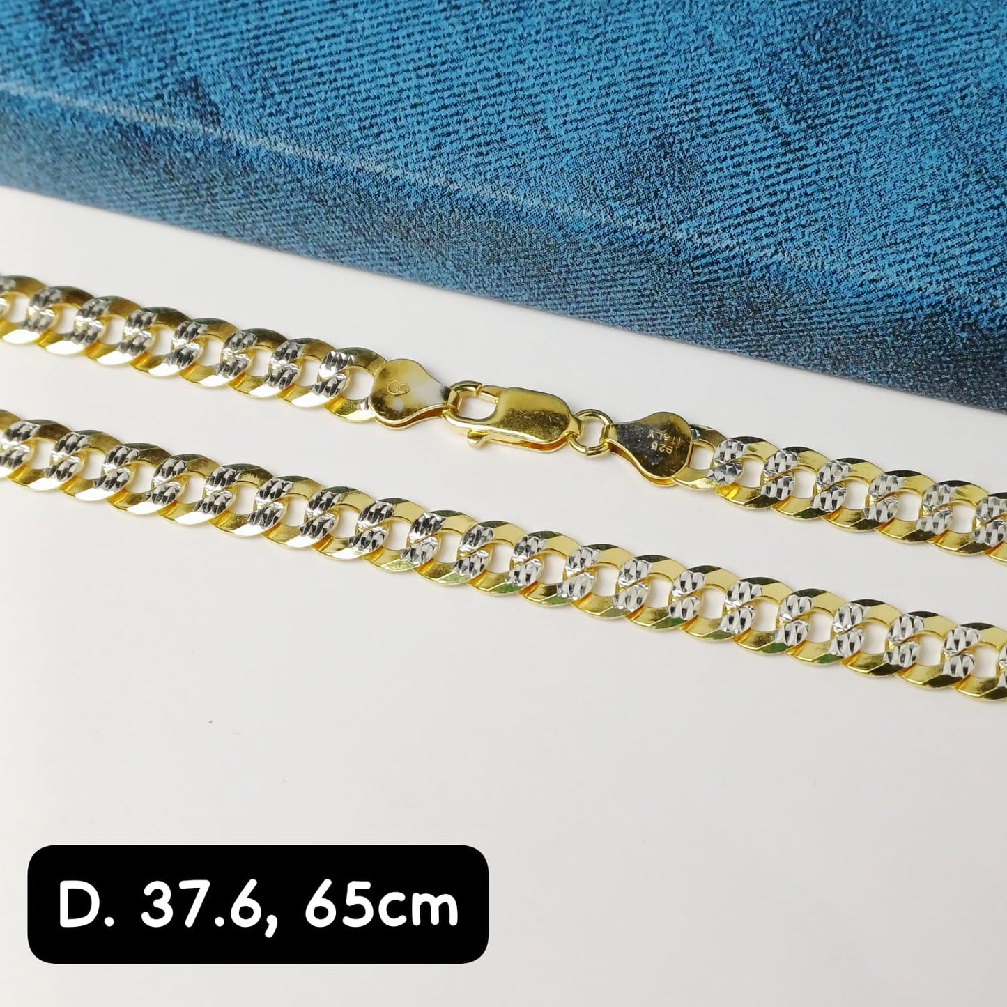 Cadena eslabón Martillado| 65 cm - 7 mm