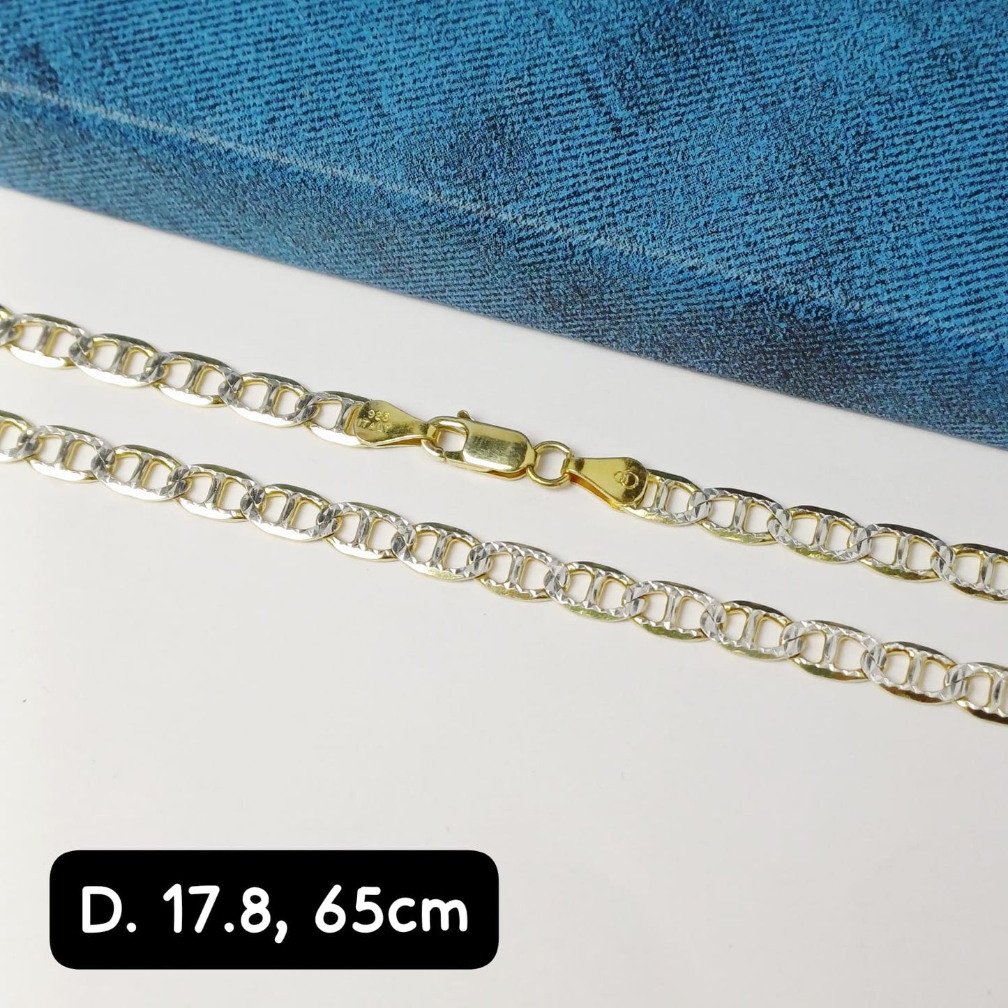 Cadena eslabón Valentino| 65 cm - 5 mm