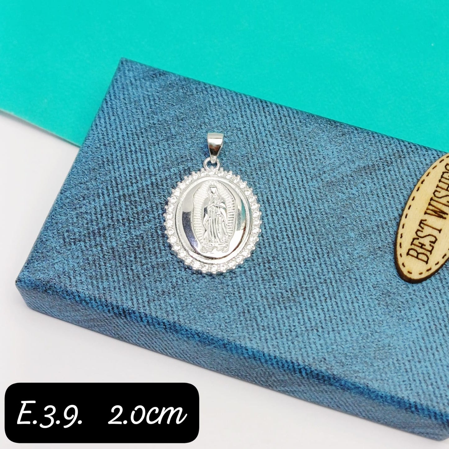 Dije de la medalla de Guadalupe