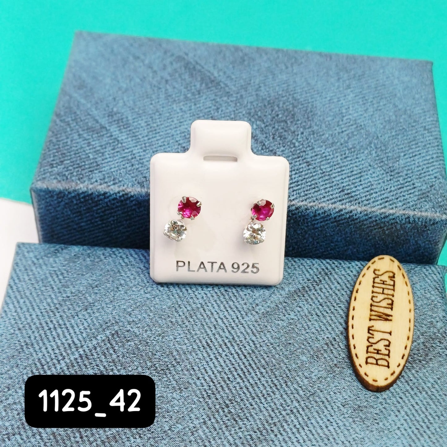 Arete de Broquel diseño tu y yo