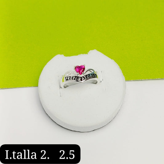 Anillo de graduación preparatoria