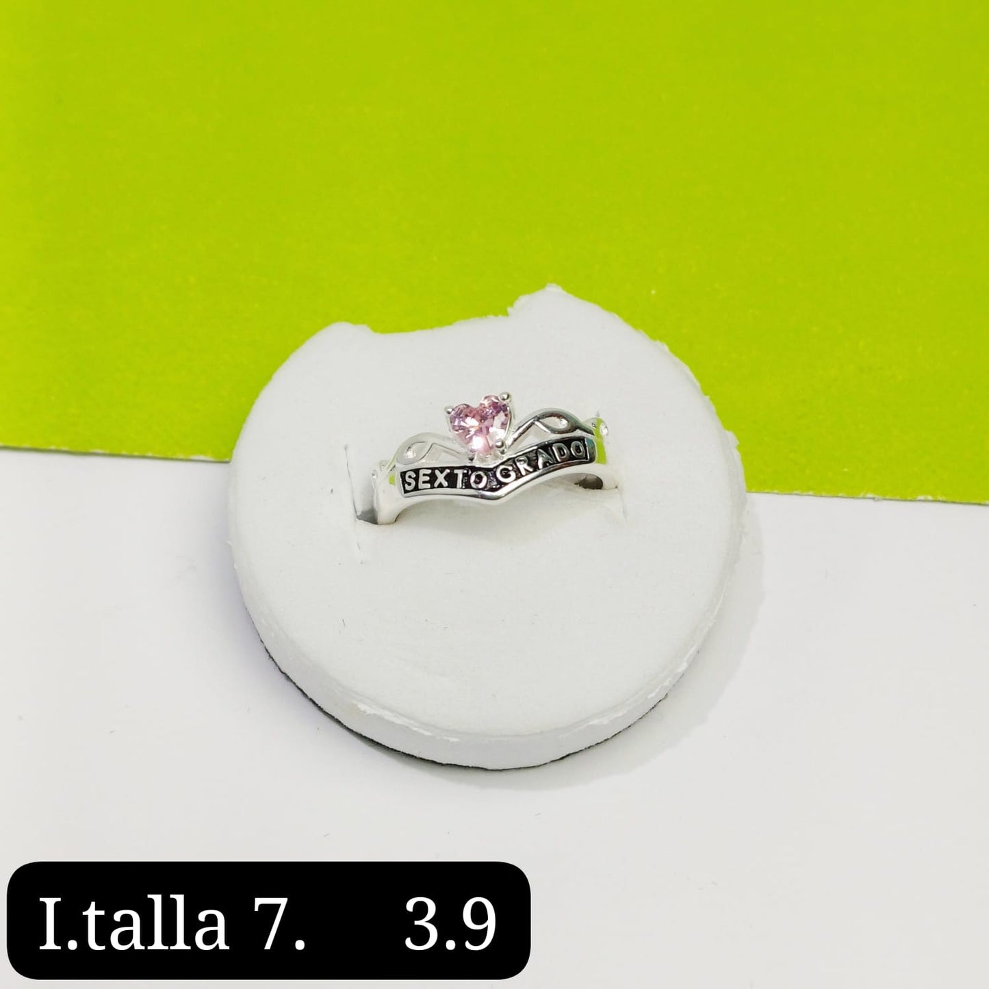 Anillo de graduación 6to grado