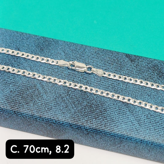 Cadena eslabón Martillado | 70 cm - 3 mm
